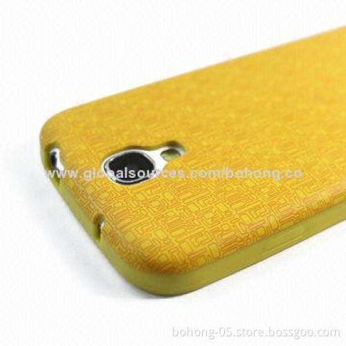 PU IMD TPU Mobile Phone Cases for Samsung Galaxy S4, Various Colors Available